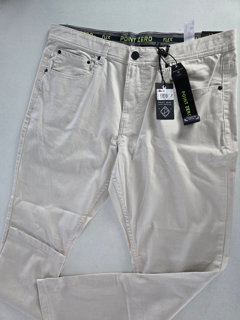 Point Zero brand Mens Pants NWT 38/33